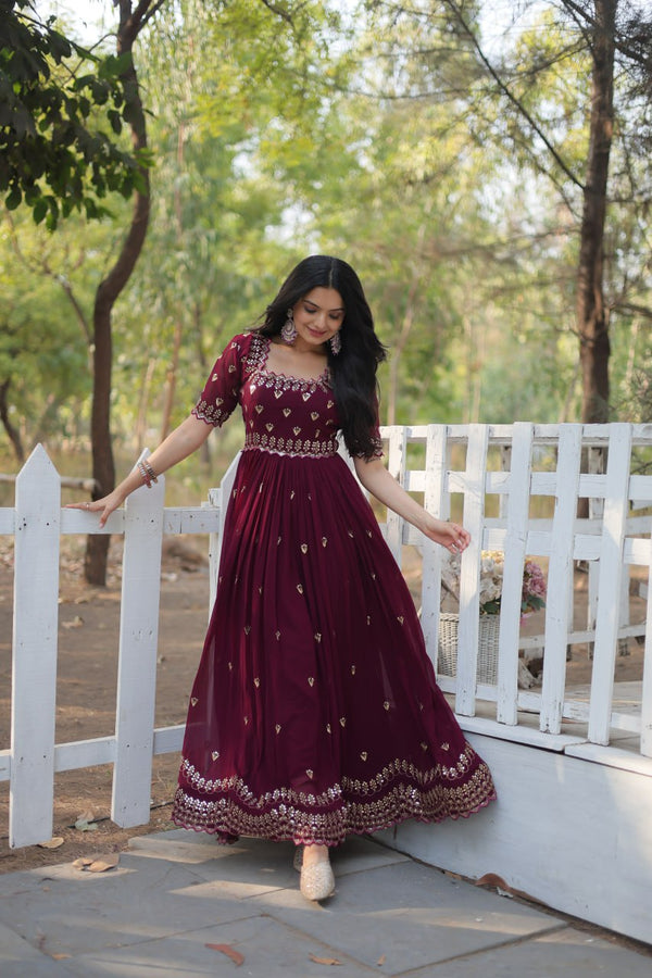 LIKSHA"S PREMIUM DESIGNER READYMADE GOWN KA-1111